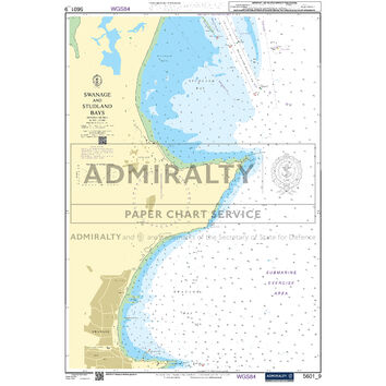 Admiralty 5601_9 Small Craft Chart - Swanage & Studland Bays (East Devon & Dorset Coast)