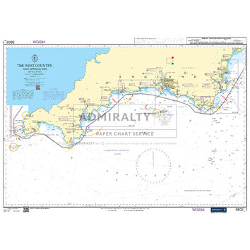 Admiralty 5602_1 Small Craft Chart - The West Country and Approaches (The West Country)