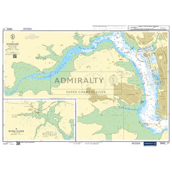 Admiralty 5602_17 Small Craft Chart - Hamoaze & River Lynher (The West Country)