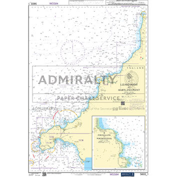 Admiralty 5603_1 Small Craft Chart - Lizard Point (South & West Cornwall)