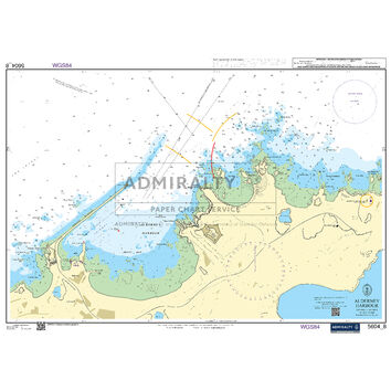 Admiralty 5604_8 Small Craft Chart - Alderney Harbour (The Channel Islands)