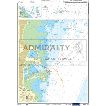 Admiralty 5604_11 Small Craft Chart - Saint Peter Port (The Channel Islands)