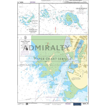 Admiralty 5604_15 Small Craft Chart - Saint Helier (The Channel Islands)