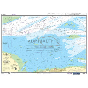 Admiralty 5606_5 Small Craft Chart - Princes Channel to Medway Approach Channel (Thames Estuary)