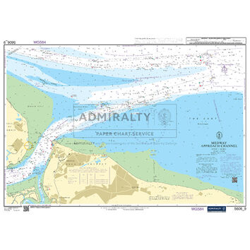 Admiralty 5606_9 Small Craft Chart - Medway Approach Channel (Thames Estuary)
