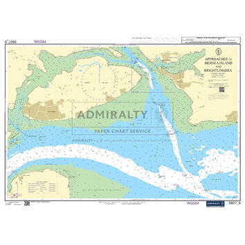 Admiralty 5607_9 Small Craft Chart - West Mersea and Brightlingsea (Thames Estuary)