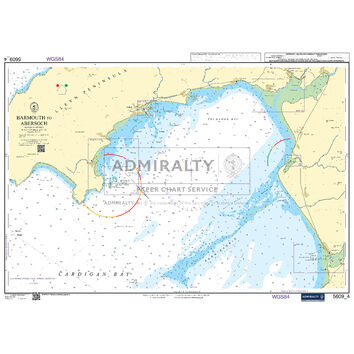 Admiralty 5609_4 Small Craft Chart - Barmouth to Abersoch (North West Wales)