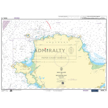 Admiralty 5609_10 Small Craft Chart - Holy Island to Red Wharf Bay (North West Wales)