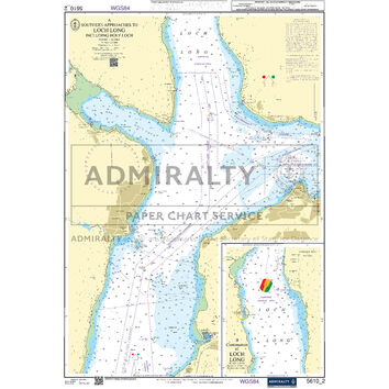 Admiralty 5610_2 Small Craft Chart - Southern Approaches to Loch Long (Firth of Clyde)