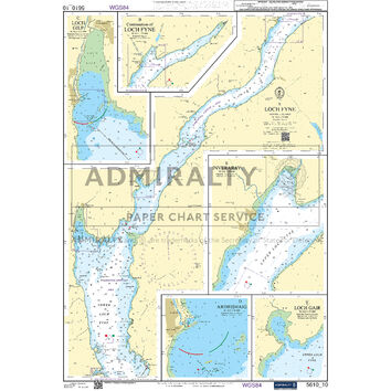 Admiralty 5610_10 Small Craft Chart - Loch Fyne (Firth of Clyde)