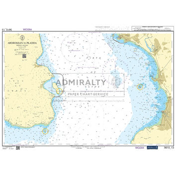 Admiralty 5610_13 Small Craft Chart - Ardrossan to Pladda (Firth of Clyde)