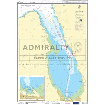 Admiralty 5610_18 Small Craft Chart - Loch Ryan (Firth of Clyde)