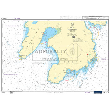 Admiralty 5611_5 Small Craft Chart - Islay, Southern Part (West Coast of Scotland)