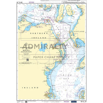 Admiralty 5612_24 Small Craft Chart - North Channel and Irish Sea (Northern Ireland)
