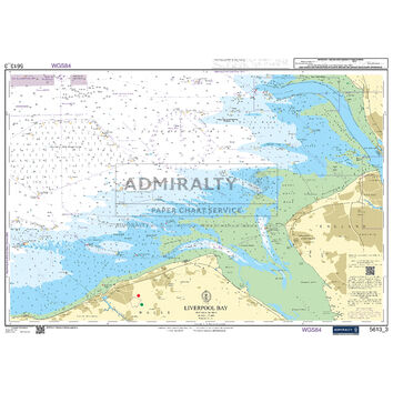 Admiralty 5613_3 Small Craft Chart - Liverpool Bay (Irish Sea)