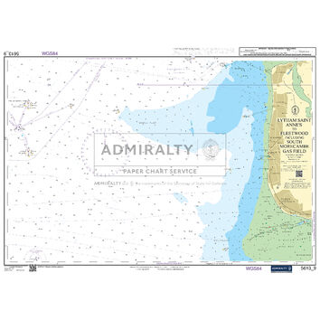 Admiralty 5613_9 Small Craft Chart - Lytham Saint Anne’s to Fleetwood (Irish Sea)