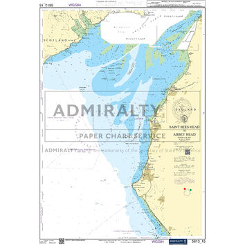 Admiralty 5613_15 Small Craft Chart - Saint Bees Head to Abbey Head (Irish Sea)