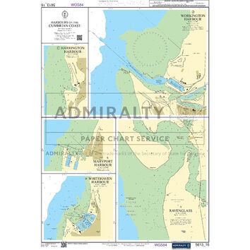 Admiralty 5613_16 Small Craft Chart - Harbours on the Cumbrian Coast (Irish Sea)