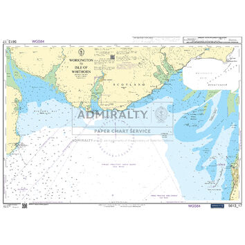 Admiralty 5613_17 Small Craft Chart - Workington to Isle of Whithorn (Irish Sea)