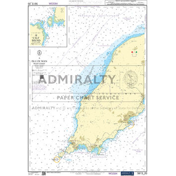 Admiralty 5613_20 Small Craft Chart - Isle of Man West Coast (Irish Sea)