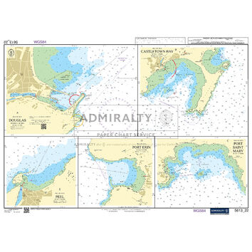 Admiralty 5613_22 Small Craft Chart - Douglas (Irish Sea)