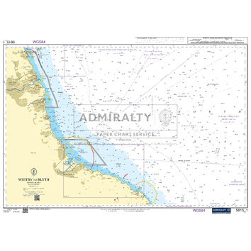 Admiralty 5615_1 Small Craft Chart - Whitby to Blyth (East Coast)