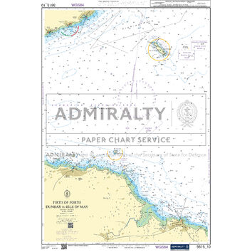 Admiralty 5615_10 Small Craft Chart - Firth of Forth Dunbar to Isle of May (East Coast)