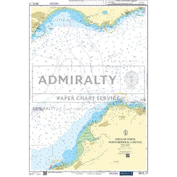 Admiralty 5615_11 Small Craft Chart - Firth of Forth North Berwick to Methil (East Coast)