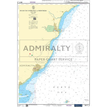 Admiralty 5617_2 Small Craft Chart - River Tay Entrance to Montrose (East Coast Scotland)
