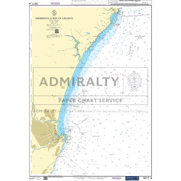 Admiralty 5617_4 Small Craft Chart - Aberdeen to Bay of Cruden (East Coast Scotland)