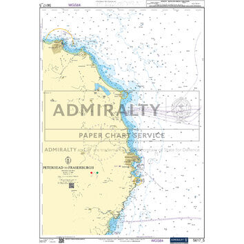 Admiralty 5617_5 Small Craft Chart - Peterhead to Fraserburgh (East Coast Scotland)