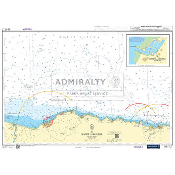 Admiralty 5617_7 Small Craft Chart - Banff to Buckie (East Coast Scotland)