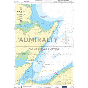 Admiralty 5617_9 Small Craft Chart - Approaches to Inverness Firth (East Coast Scotland)
