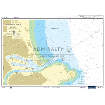 Admiralty 5617_16 Small Craft Chart - Aberdeen Harbour (East Coast Scotland)