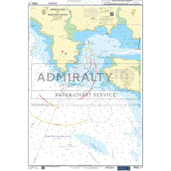 Admiralty 5620_11 Small Craft Chart - Approaches to Milford Haven (South West Wales)
