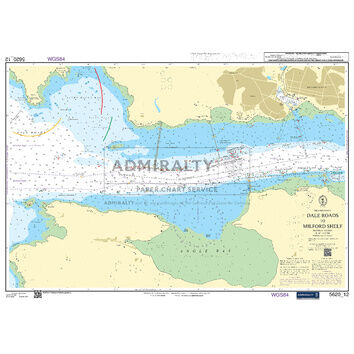 Admiralty 5620_12 Small Craft Chart - Milford Haven – Dale Road to Milford Shelf (South West Wales)