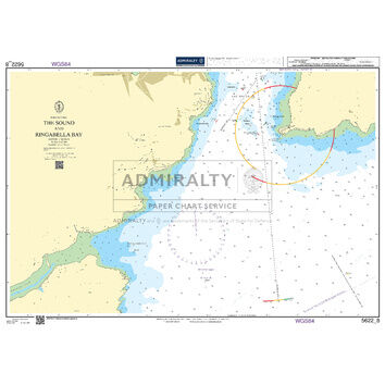 Admiralty 5622_8 Small Craft Chart - The Sound & Ringabella Bay (South Coast Ireland)