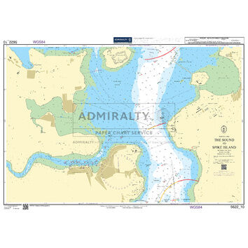 Admiralty 5622_10 Small Craft Chart - The Sound to Spike Island (South Coast Ireland)