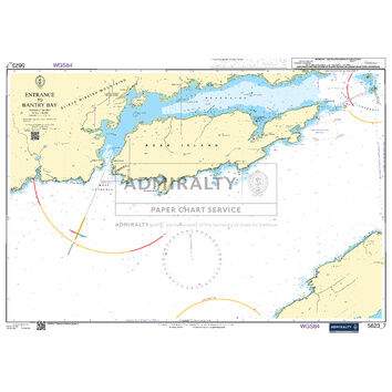 Admiralty 5623_7 Small Craft Chart - Entrance to Bantry Bay (South West Coast Ireland)