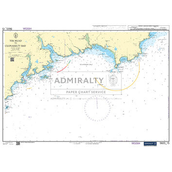 Admiralty 5623_15 Small Craft Chart - Toe Head to Clonakilty Bay (South West Coast Ireland)