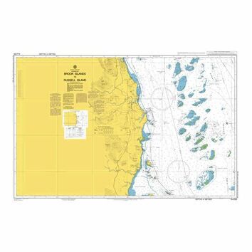 AUS829 Brook Islands to Russell Island Admiralty Chart