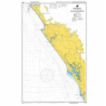 NZ42 Cape Reinga to Manukau Harbour Admiralty Chart