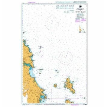 NZ52 Cape Brett to Cuvier Island Admiralty Chart