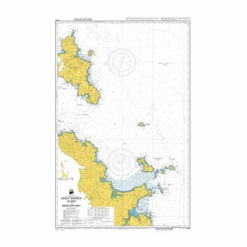 NZ531 Great Barrier Island to Mercury Bay Admiralty Chart