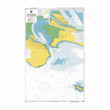 NZ6821 Bluff Harbour and Entrance Admiralty Chart