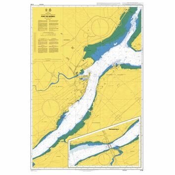 4786 Saint Lawrence River, Port de Quebec Admiralty Chart