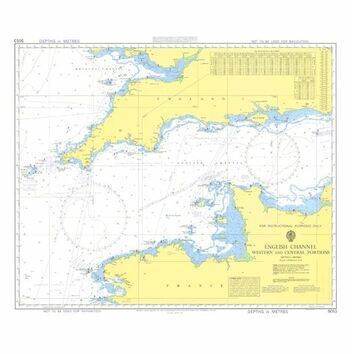 5053 English Channel - Western & Central Portions Instructional Admiralty Chart