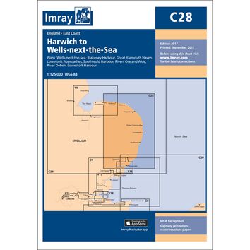 Imray Chart C28: Harwich to Wells-next-the-Sea