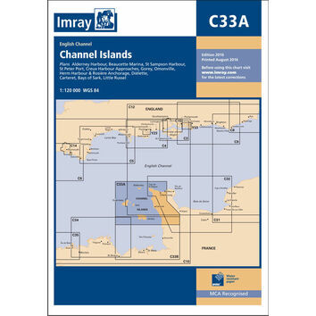 Imray Chart C33A: Channel Islands (North)