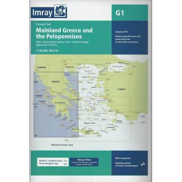 Imray Chart G1: Mainland Greece and the Peloponnisos